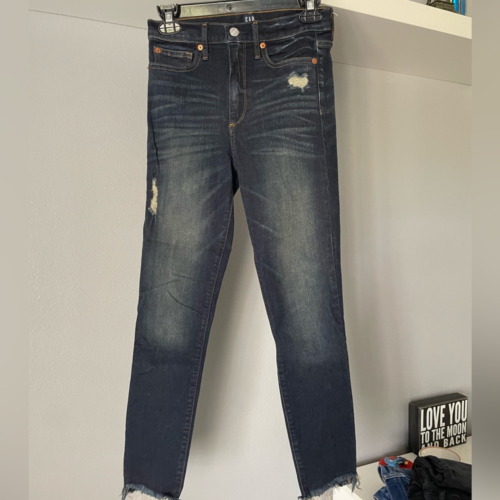 NWOT Gap true skinny jeans, size 26 regular